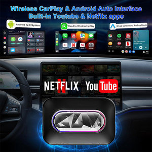 Ban đầu xe Màn hình nâng cấp cho phổ ai hộp không dây Carplay Plug and play cho Netflix Youtube Spotify Wifi BT USB - Product Image 2