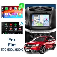 Decodificador Inalámbrico CarPlay Android Auto para Fiat 500/500L/500X, Pantalla Original, Conexión Plug and Play con Cámara Trasera