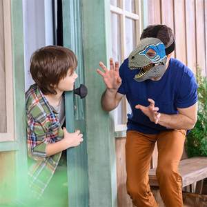 หน้ากากไดโนเสาร์ Dino สำหรับตกแต่งงานปาร์ตี้คริสต์มาส,หน้ากากแฟนซีมังกรขยับได้สำหรับงานวันเกิดวันฮาโลวีน - Product Image 3