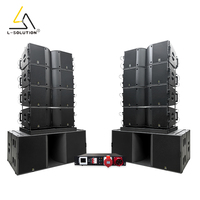Conjunto de Altavoces Line Array 8+2 K212-A KS28-A Subwoofer de 2400W RMS con Estuches
