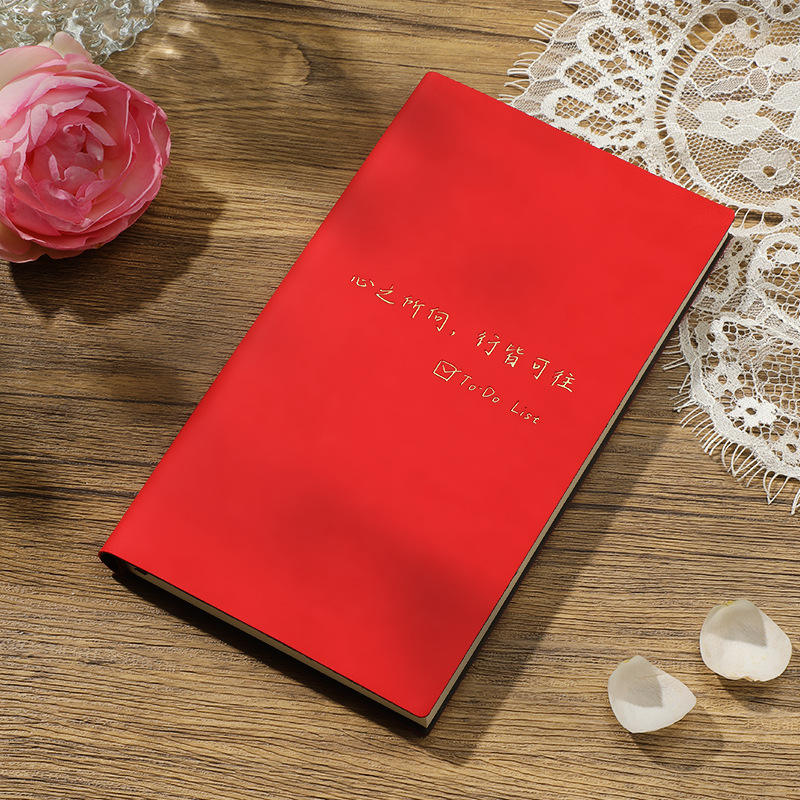 Là où le cœur mène, il y a toujours un chemin à parcourir - rouge vin.