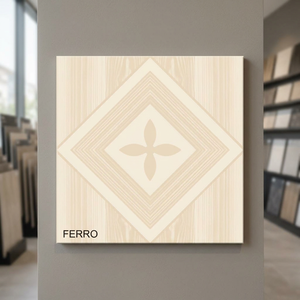 Azulejos de Porcelana Vitrificados Color Crema Marfil Brillante con Acabado Nano Pulido y Sal Soluble, 600x600mm 60x60cm - Product Image 3