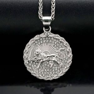 <span class=keywords><strong>Collana</strong></span> con <span class=keywords><strong>Ciondolo</strong></span> Hip Hop a Forma di <span class=keywords><strong>Leone</strong></span> della Dinastia Kaiga, Gioiello in Acciaio Inossidabile Impermeabile e Antiossidante per Uomo - Product Image 5