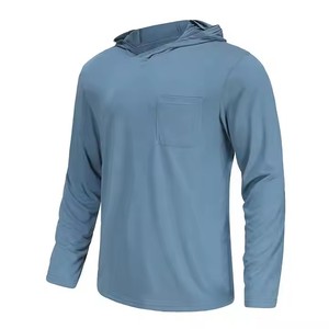 Maglietta <span class=keywords><strong>con</strong></span> <span class=keywords><strong>cappuccio</strong></span> da <span class=keywords><strong>uomo</strong></span> <span class=keywords><strong>con</strong></span> maniche lunghe in bambù da esterno - Product Image 1