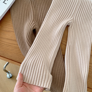 Pantalons droits en tricot pour filles, pantalons en laine pour enfants d'hiver, pantalons pour bébés de 0 à 6 <span class=keywords><strong>ans</strong></span>, pantalons à la mode pour bébés - Product Image 4