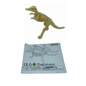 Modelo de esqueleto de dinosaurio de plástico saludable personalizado, promoción de diseño DIY, fábrica de juguetes de excavación congelada educativa para niños - Product Image 3