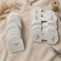 Carte de présentation pour boucles d'oreilles en ivoire, avec logo personnalisé, pour emballage de bijoux, impression numérique sur carton, étiquette de vente au détail suspendue