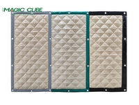 Rideau Acoustique Industriel MQ de Haute Qualité, Barrière Anti-Bruit pour Autoroute avec Bâche en PVC et Tissu, Isolation Phonique 17-28dB
