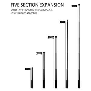 Grabación de películas, entrevistas de 150cm (59 pulgadas) Micrófono en vivo Poste telescópico Ideal para y varios escenarios de transmisión en vivo - Product Image 4