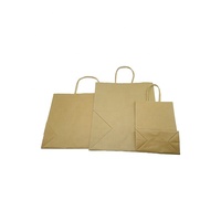 Sac de courses en papier kraft personnalisé écologique avec poignées à cordon, sac cadeau biodégradable, fabricant d'emballages à faible MOQ