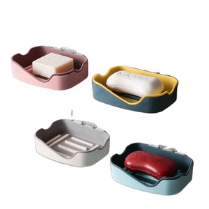 กล่องสบู่แบบไม่ทำเครื่องหมายที่ระบายน้ำที่วางสบู่ที่ติดผนังกล่องสบู่แบบสด RS-7553สต็อก - Product Image 2