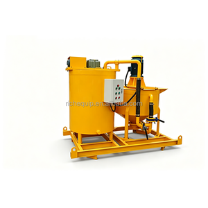Mélangeur de ciment 400L avec réservoir d'agitation 700L pour injection souterraine continue RMA400-700 - Product Image 5