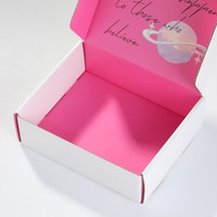 Boîte en carton personnalisée pour vêtements avec logo, boîte cadeau en carton pour chaussettes, boîte d'expédition recyclable vide, carton d'expédition en papier pour cadeaux