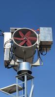 Brandstofverwarmde anti-vorst ventilator met 360 graden draaibare swing voor fruitbomen