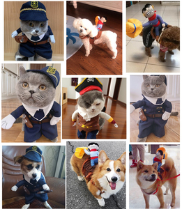 <span class=keywords><strong>Disfraces</strong></span> Divertidos de Cosplay para Gatos y Perros Pequeños, Accesorios Divertidos para Fotos de Mascotas en Invierno, Gorros Cálidos Personalizados para el Año Nuevo Chino y Temporadas de Verano - Product Image 2