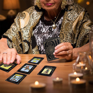 Vente en gros de jeux de cartes personnalisés Impression de tarot Achat de tarot magique de luxe personnalisé avec boîte - Product Image 6