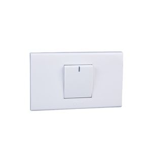 Interrupteur mural IGOTO A10 2 gangs, standard américain et vietnamien, couleur personnalisable, pour usage extérieur, directement de l'usine - Product Image 1