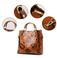 Ensemble de sacs à main de créateur avec logo personnalisé - Sacs fourre-tout et pochettes de luxe pour femmes, faible MOQ pour les marques de mode