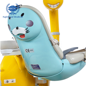 เก้าอี้ทำฟันเด็ก Safebond รุ่นพิเศษลายการ์ตูน อุปกรณ์รักษาทางทันตกรรมสำหรับคลินิกเด็ก โครงสร้างโลหะ ได้รับการรับรองมาตรฐาน CE และ ISO - Product Image 3