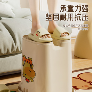 Foot Bath Tub With Phone Holder Round Plastic Massage Function For Adults Household Use - Product Image 3