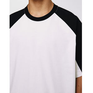 T-shirt pour homme de haute qualité, été, décontracté, coupe ample, design surdimensionné, manches courtes épaisses, lettres imprimées épaisses, 100% coton - Product Image 3