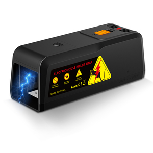 Trampa para Ratones Eléctrica <span class=keywords><strong>de</strong></span> Alto Voltaje, Eliminación Rápida, Segura para Mascotas y Niños, Uso Doméstico, Eliminador <span class=keywords><strong>de</strong></span> <span class=keywords><strong>Roedores</strong></span> - Product Image 1