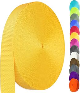 Webbing Poliester 100% Warna-warni Berkualitas Tinggi untuk Tali Tas, Sabuk Pengaman, dan Kalung Anjing - Product Image 4
