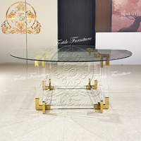 Runder Acryl-Design Klarglas Hochzeitstisch