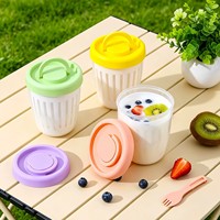 Pot de rangement alimentaire moderne en plastique, multifonction, double couche, avec drain et hermétique, portable pour la cuisine, le camping et les fêtes