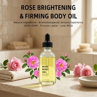 Minyak Bunga Mawar Damask 100% Murni, Cold Pressed, Infused Oil, Mencerahkan, Mengencangkan, Melembutkan, Menghidrasi, Menutrisi, Untuk Pijat Tubuh & Wajah
