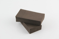 Serviettes de table colorées 1 pli effet lin Airlaid avec pochette, impression personnalisée 40*40cm, pliage 8 volets, 50 pièces/sac, logo personnalisé