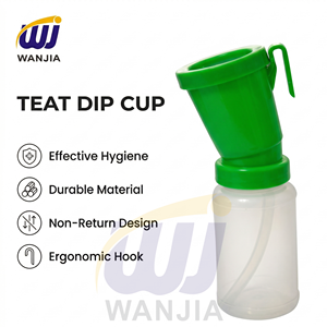 Limpiador de pezones para vacas WANJIA, taza de inmersión veterinaria antirretorno para uso en granjas lecheras - Product Image 3