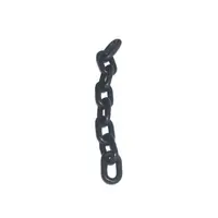 Black Metal Fishing Chain, Long Link Ring, G80