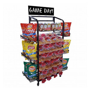 Plana de embalaje de alambre de metal de mostrador de estante para supermercados - Product Image 4