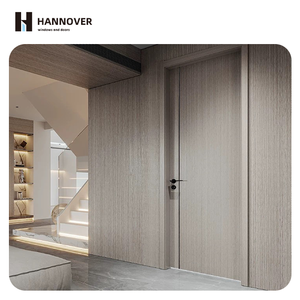 HANNOVER Porte en bois massif acoustique de qualité supérieure Porte intérieure en bois à isolation thermique Séparateur de pièce d'entrée silencieux et durable - Product Image 1