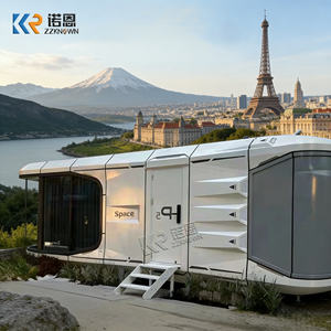 <span class=keywords><strong>Maison</strong></span> mobile écologique en acier, étanche, insonorisée, type capsule spatiale double, avec des caractéristiques de luxe et une cuisine - Product Image 6