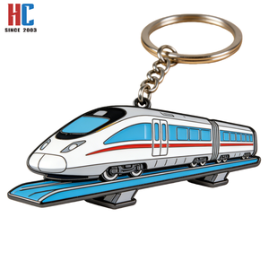 Porte-clés personnalisés en alliage de zinc émaillé sur le thème du transport (bus, train à grande vitesse, autocars, <span class=keywords><strong>moto</strong></span>) – Fabrication en usine depuis 23 ans - Product Image 2