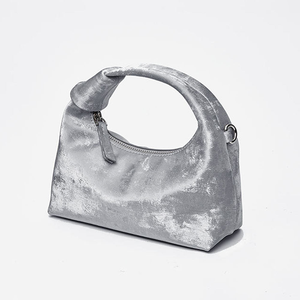 high quality Custom Shoulder Crossbody <b>Bag</b> Women Satin Cowhide Genuine Leather Handbags for Ladies PU Leather <b>Bags</b> - Product Image 3