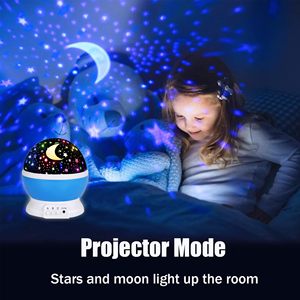 Dreamy Rotating Starry Sky Night Light Creative Star Moon LED <b>Projector</b> Lamp USB-Powered Festival Atmosphere Lamp Christmas Gift - Product Image 2