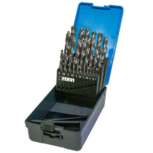 FERVI SERIE PUNTE ELICOIDALI CILINDRICHE Premium <b>Drill</b> Bits for Versatile Use - Product Image 1