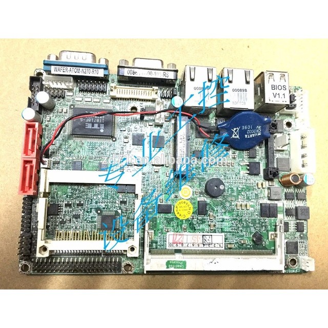 WAFER-ATOM-N270-R10 Industrial Motherboard Tested Working ATOM N270