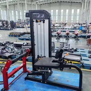 Factory Price Commercial Gym Equipment Workout Sports Pin Loaded Strength Seated Calf Raise For Bodybuilding