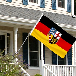 Bandera del Estado de <span class=keywords><strong>Saarland</strong></span>, Alemania, Directo de Fábrica, 90x150cm, Promoción, Bandera Colgante Resistente a la Decoloración, Poliéster para Exteriores, Hecha a Mano, Digital - Product Image 5