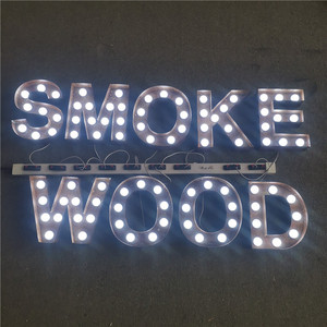 Tùy Chỉnh Thiết Kế Đồ Họa Mạ Điện Thư Vàng Biển Hiệu Kim Loại Bar Dấu Hiệu - Product Image 6