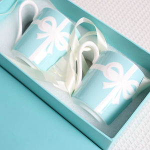 Tasses à café multicolores Macaron, lot de 5, cadeau de Noël, porcelaine fine, artisanat fait main pour la maison - Product Image 2