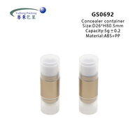 Emballage multi-bâtonnets monochromatique à deux extrémités 5g plastique fond de teint bâton conteneur brosse vente en gros correcteur Blush Tube