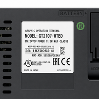 Pantalla Táctil HMI GT2107-WTBD de 7 Pulgadas, 800X480, 24VDC, IP67F, GOT2000, Automatización Industrial