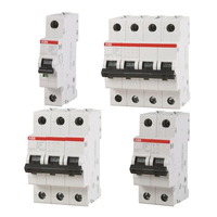 Disjoncteur miniature DC Série S200M, Type C S202M-C10DC, Déclenchement 1A 2A 3A 4A 6A 10A 16A 20A 25A 32A 40A 50A 63A MCB