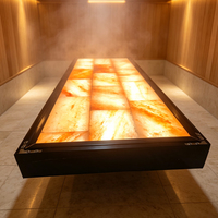 Briques de sel sur mesure, matériau organique, rainurées, écologiques, pour la décoration murale de la maison, du spa et du sauna