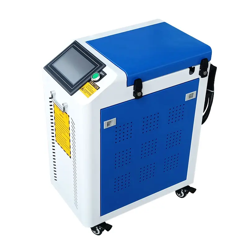portable fiber pulse laser cleaning rust machine oil paint removal car restoration paint stripping laser cleaner 200w 300w